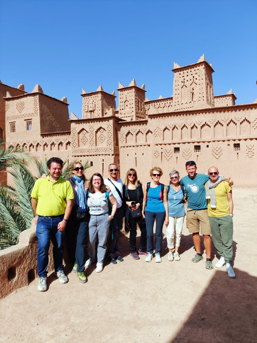 Paesaggio desertico lungo il tour